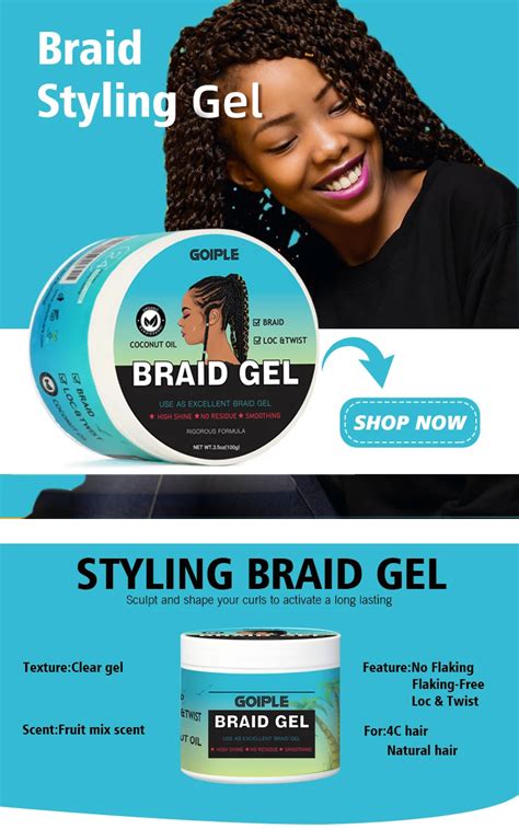 Wholesale Hair Edge Wave Loc N Twist Gel Pomade For Braid Fishing Line