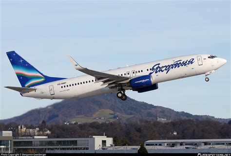 VQ BMP Yakutia Airlines Boeing 737 86N WL Photo By Benjamin Exenberger