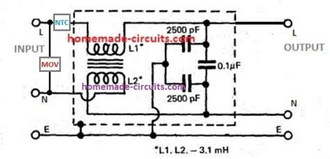 Surge Protection Circuitry - Circuit Diagram