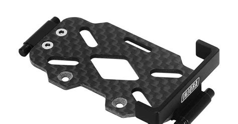 Injora Carbon Fiber And Aluminum Battery Tray For The Trx 4m Big Squid Rc Rc Car And Truck