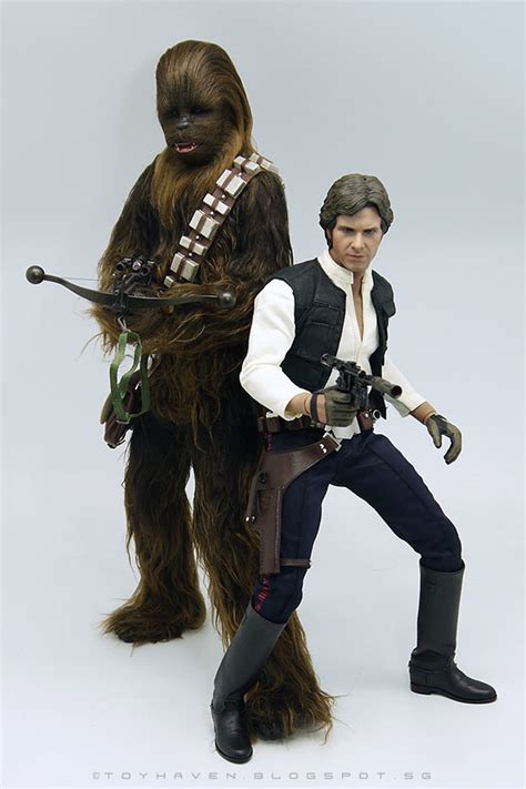 Toyhaven Hot Toys Star Wars Episode Iv A New Hope Scale Han Solo And Chewbacca Figures