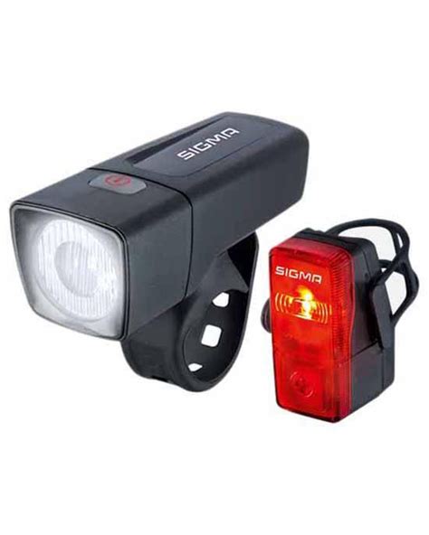 Sigma Aura 25 Cubic Bike Light Set Black COAST Supply Co