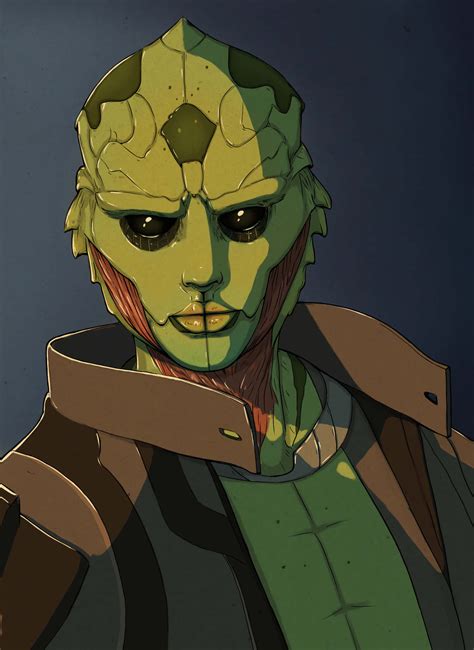 Download The Legendary Thane Krios Mass Effect Assassin Wallpaper