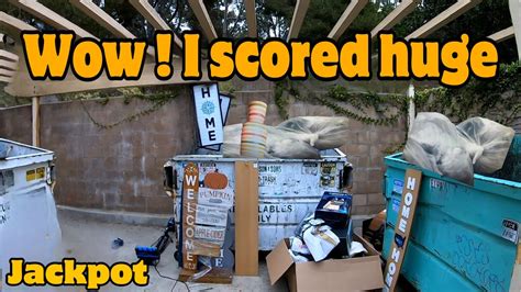 Dumpster Diving I Scored Huge In Multiple Dumpsters Youtube