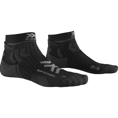 X Socks Run Performance Laufsocken Opal Black Arctic White Bike