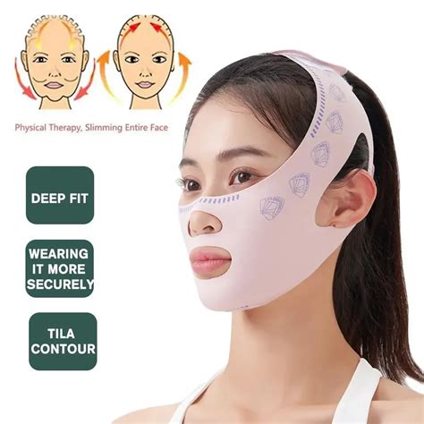 Розовая корректирующая повязка для лица eelhoe | AliExpress