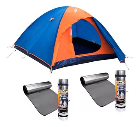 Kit Acampamento Barraca Falcon 4p Ntk 2 Isolante Térmico