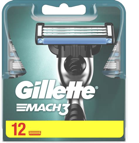 GILLETTE Mach 3 wkłady do maszynki do golenia 3 ostrzowe dla