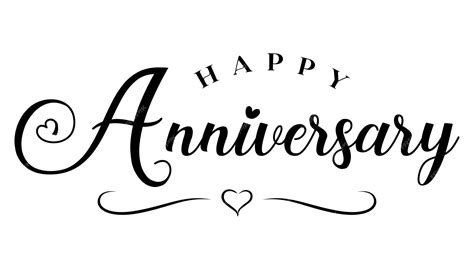 Premium Vector Happy Anniversary Hand Drawn Lettering Vector Illustration