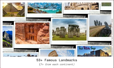 53+ Famous Landmarks Around the World! [7+ on each Continent]