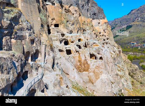 Vardzia Cave Monastery And City In Rock Georgia Stock Photo Alamy