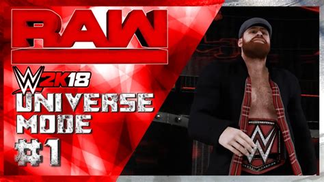 A New Era Wwe 2k18 Universe Mode Ep 1 Xbox One Youtube