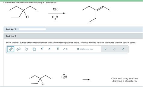 Solved Consider the mechanism for the following E2 | Chegg.com