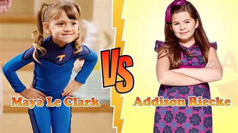 Maya Le Clark Vs Addison Riecke Nora Thunderman Transformation From