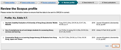 Steps To Add Works From Scopus To Orcid Orcid Guides Tutorials At