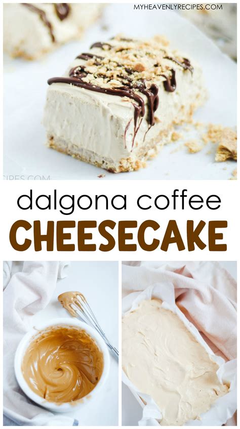 No Bake Dalgona Coffee Cheesecake Yummy Easter Desserts Coffee