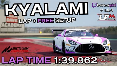 Mercedes Amg Gt Evo Kyalami Hotlap Setup Acc Youtube