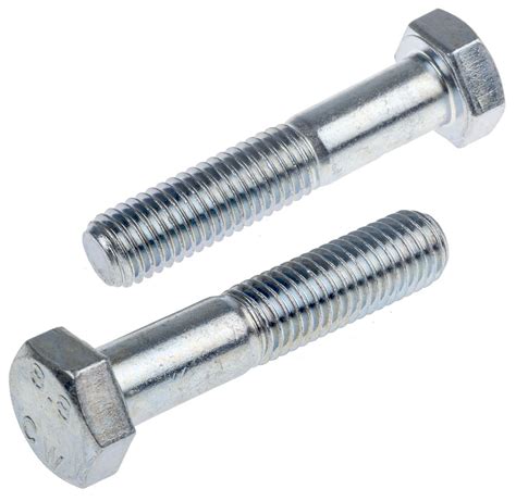 Clear Passivated Zinc Steel Hex Bolt M X Mm Rs