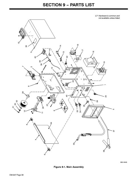 Hobart Mig Welder Parts Diagram