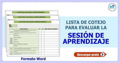 LISTA DE COTEJO INICIAL 3 AÑOS Materiales Educativos