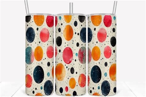 Cute Pattern 20oz Skinny Tumbler Wrap Graphic By Rizu Designs · Creative Fabrica