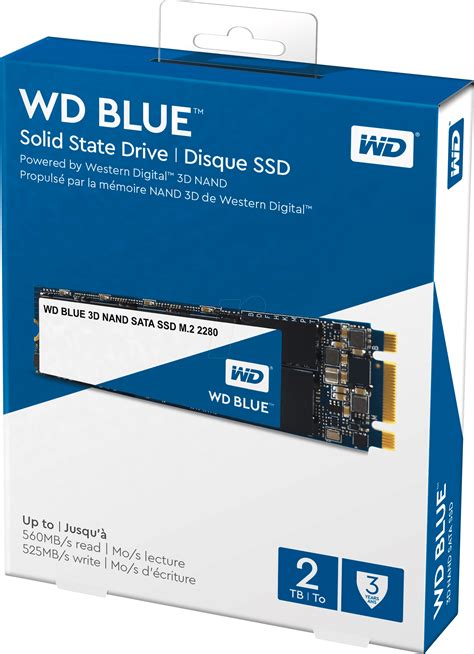 WDS200T2B0B: WD Blue 3D SSD M.2 2TB SATA bei reichelt elektronik