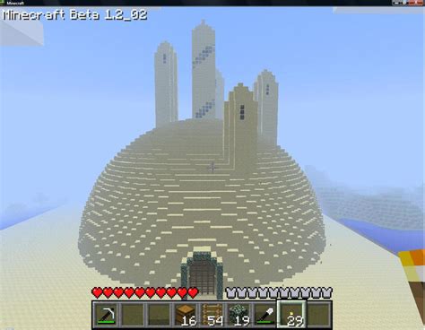 Minecraft Sand castle by wulfsige107 on DeviantArt