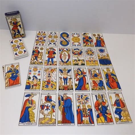 JEU DE TAROT ANCIEN TAROT DE MARSEILLE De 1980 78 CARTES CARTOMANCIE