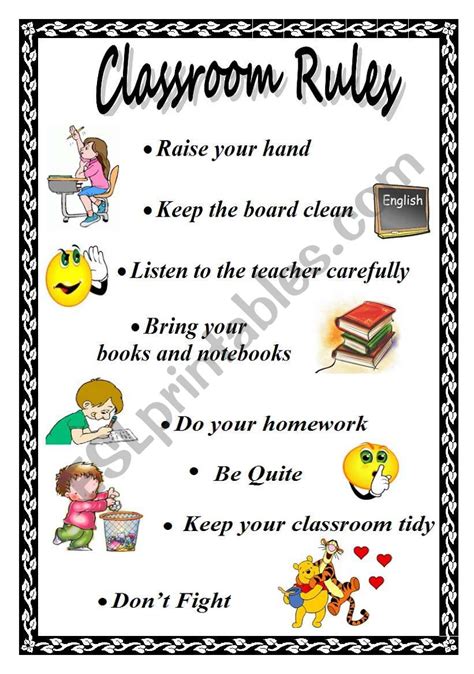 Printable Classroom Worksheets