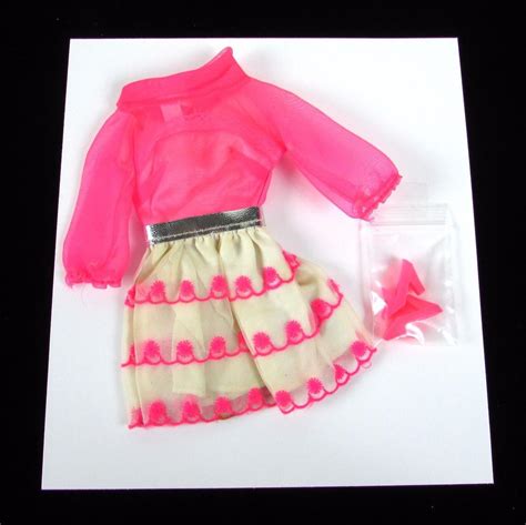 Vintage Incomplete Mattel Barbie Happy Go Pink Outfit