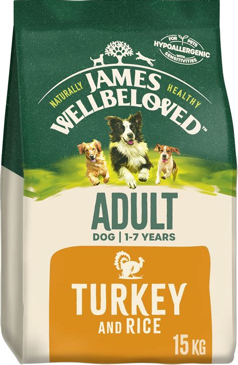 JAMES WELLBELOVED - Hypoallergenic Adult Dry Dog Food - 15 kg - Turkey