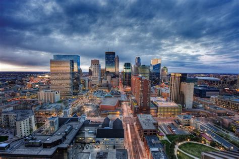 Downtown Minneapolis Skyline from Marquette