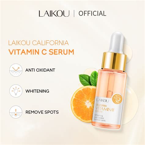 Laikou Vitamin C Brightening Skin Serum Facial Skin Care Oil Control