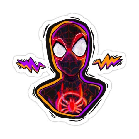 Spider Verse Miles Morales Sticker For Sale By ViridianityArt