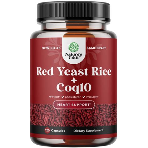 Red Yeast Rice With Coq Supplement Mg Heart Health