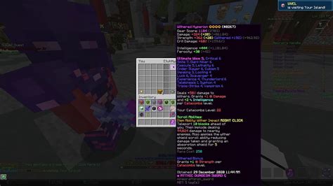 I Got A Hyperion From Yua Hypixel Skyblock Youtube