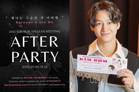 Link Resmi Dan Cara Beli Tiket After Party Between U And Me Kim Bum