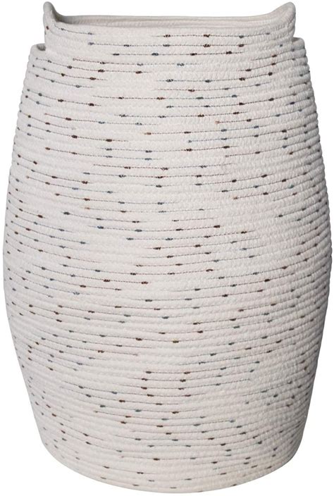 Large Laundry Hamper Cotton Rope Woven Tall Clothes Hamper Etsy