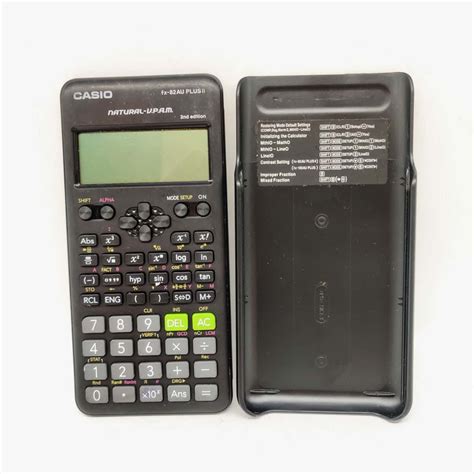 Casio Scientific Calculator Fx 82au Plus Ll Natural V P A M 2nd Edition