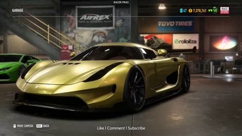 Koenigsegg Regera Race Build L Need For Speed Payback Youtube