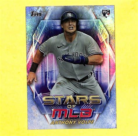 Topps Update Smlb Anthony Volpe Stars Of Mlb Rookie Card