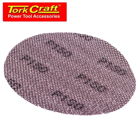 TORK CRAFT DURA MESH ABR DISC 150MM VELCRO 150GRIT BULK FOR SANDER