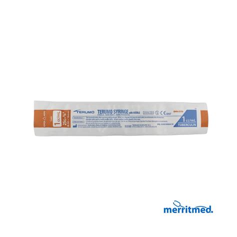 TERUMO 1cc Disposable Syringe W Needle CN 25G X 5 8