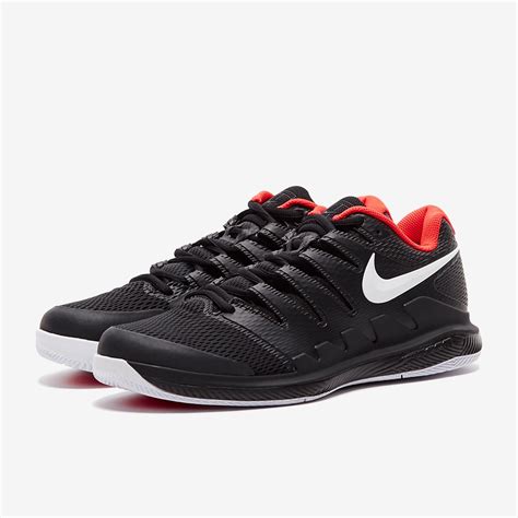 Nike Air Zoom Vapor X HC - Black/White/Bright Crimson - Mens Shoes