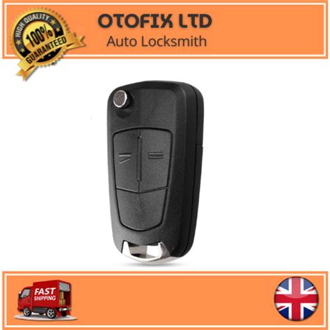 2 Button Remote Flip Key Fob Case For Vauxhall Opel Corsa Astra Zafira