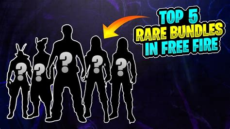 Top Most Rare Bundles In Free Fire Free Fire Rare Bundles Old Free