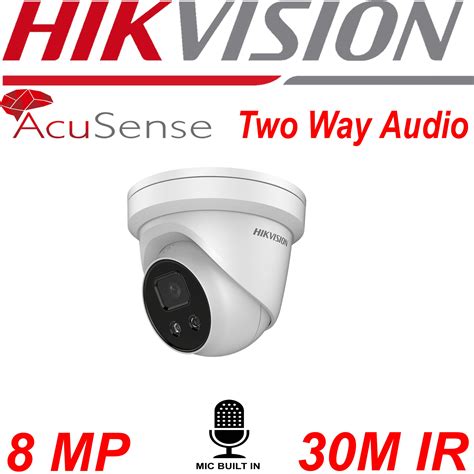 Mp Hikvision Ds Cd G Isu Sl Two Way Audio Darkfighter Camera K A