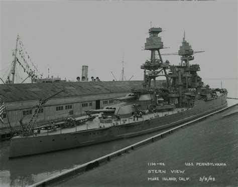 Naval Architecture Uss Pennsylvania Battleship Us Navy Ships