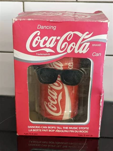 Vtg S Takara Red Coca Cola Original Dancing Coke Can In Box