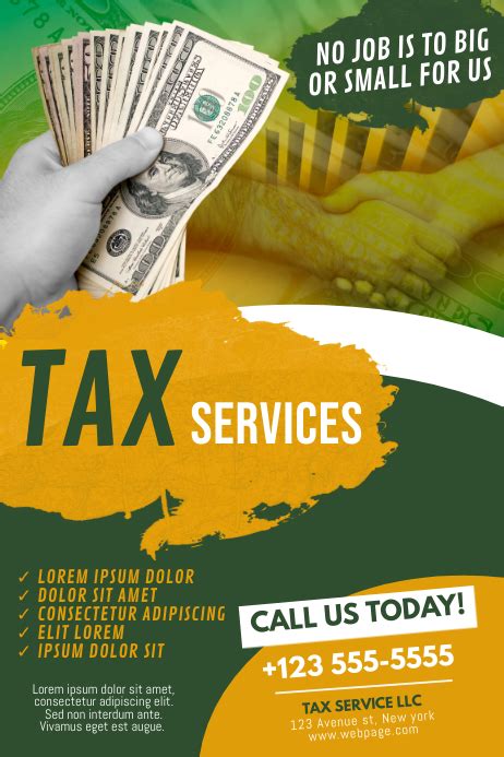 Tax Servide Advertising Template Postermywall